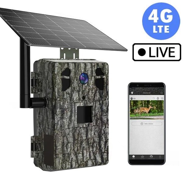 TAIPAN H6 Live Stream 4G Camera with Solar Panel Kit